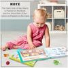 Glun Montessori Quiet Book For Kids, Interactive Learning Busy For Toddlers, Educational Toys For 2-5 Year Olds, Prescho