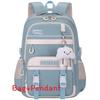 Girls Large Capacity Backpack With Breathable Material For Education School