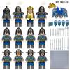 12pcs Medieval Crusader King's Battle Scene Building Blocks Children's Building Blocks Toy