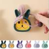 Creative Towel Hook Mini Portable Cartoon Rabbit Waterproof Stopper Dishcloth Hanger Punch Free Rack Home Kitchen Accessories