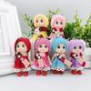 5 шт. 8 см Мини-шляпка Кукла-девочка Игрушки Разноцветный Клоун Подвеска для мобильного телефона Куклы Свадебный подарок Эмаль Аксессуары для кукол poupée blythe
