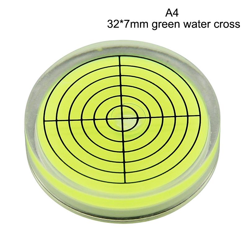 1/3 шт. Горизонтальный пузырьковый уровень, высокоточный экологический уровень Bulls Eye, круглый пузырьковый мини-круглый измерительный комплект