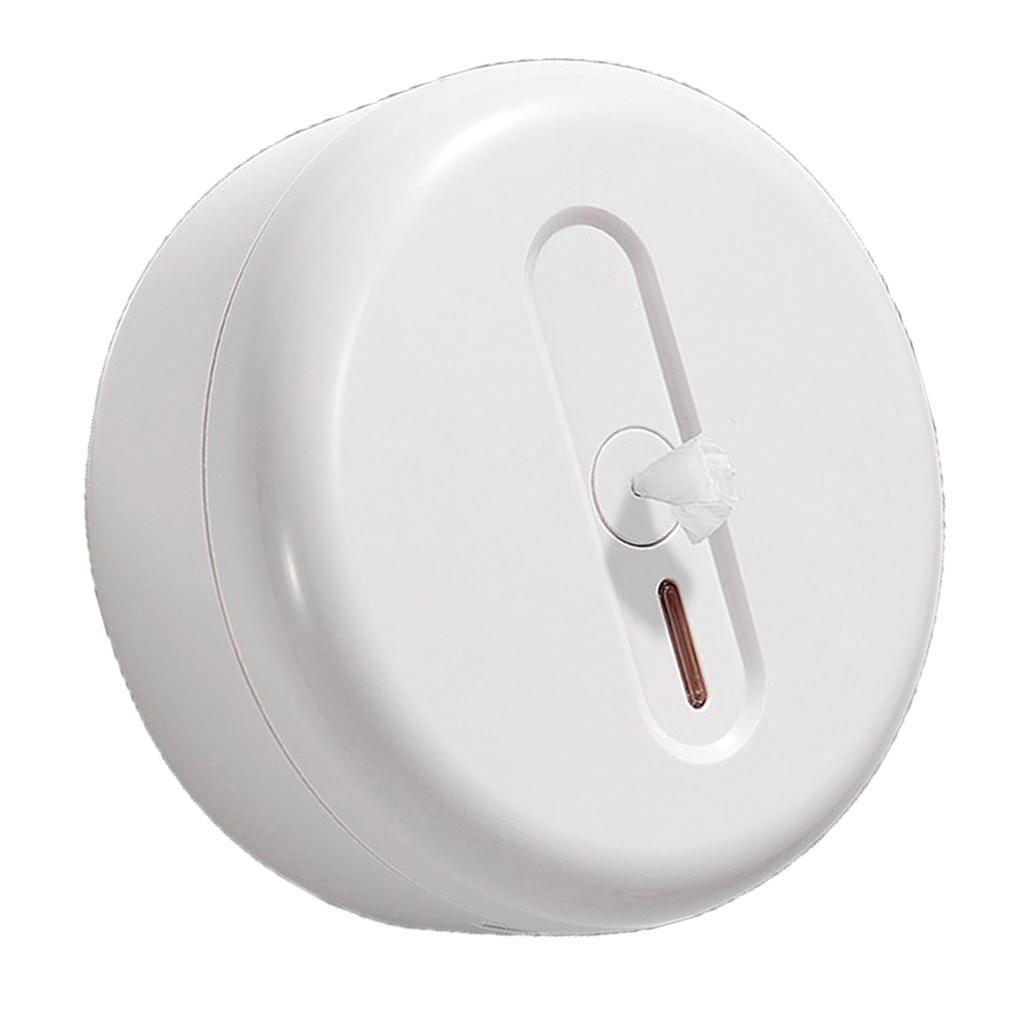 Roll Toilet Paper Holder Plastic Bath Tissue Dispenser Wall Mount for Bathroom Hotel Shopping Malls