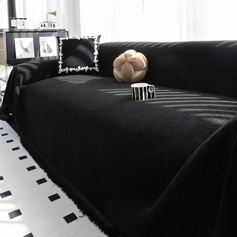 Чехол для дивана из синели, универсальное диванное полотенце, пыленепроницаемый чехол для диванной подушки, защитный чехол от царапин для кошек, диванное одеяло, ковер