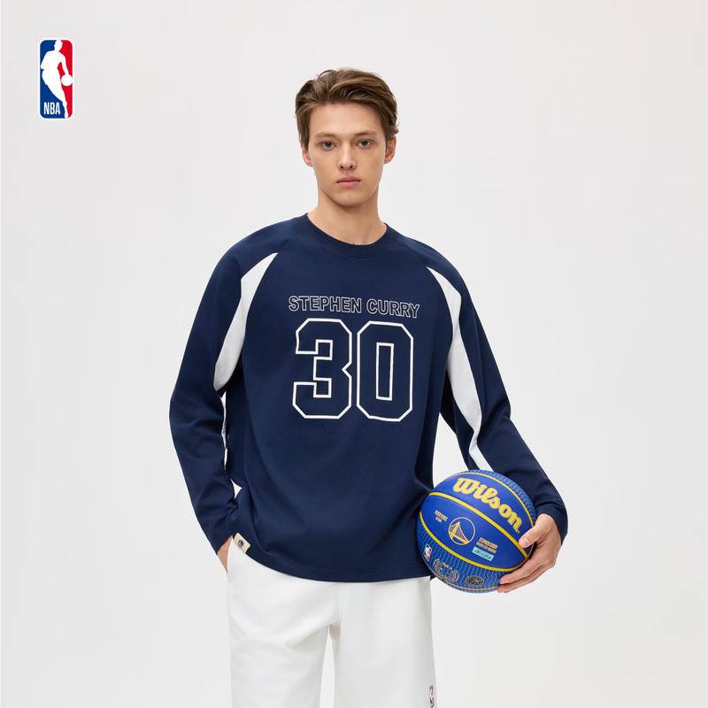 Официальная мужская футболка с длинным рукавом и графическим принтом NBA - Стефен Карри