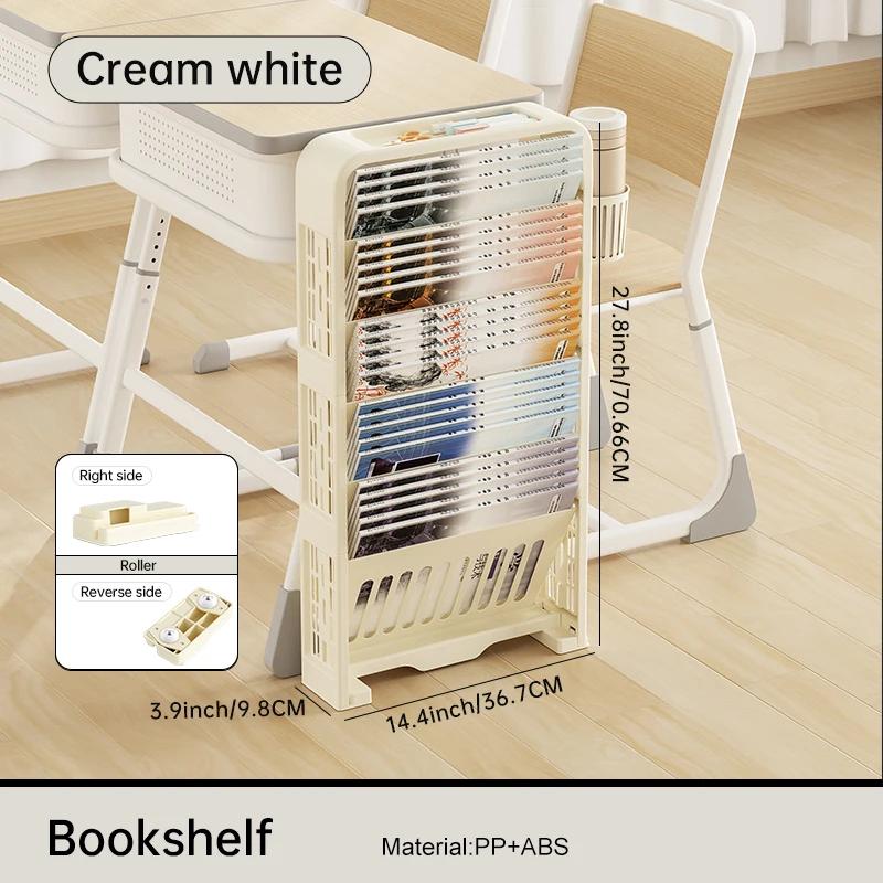 Настольный органайзер для хранения в классе Полка для хранения книг Студенческий стол Книжная полка Маленький органайзер для хранения в классе Книжный шкаф Подставка для книг Книжные полки