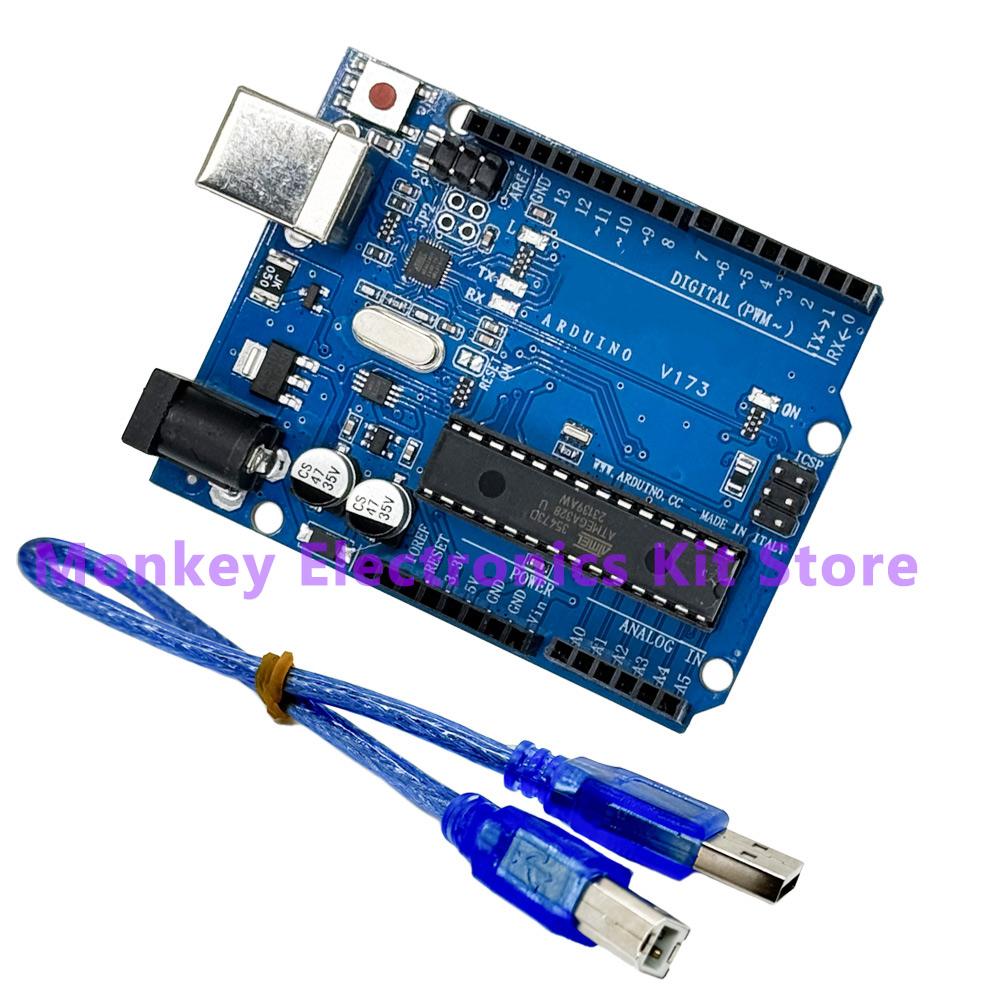 R1 CH111G+MEGA118P SMD Чип 16 МГц Плата разработки R1 Для платы разработки R1 USB-КАБЕЛЬ ATEGA118P Один комплект