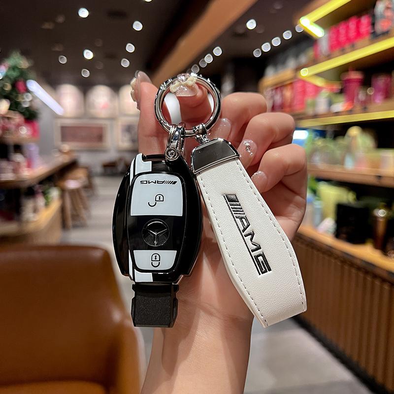 ABS Стиль Покраски Автомобильный Чехол-Крышка для Пульта Ключа для Mercedes Benz A B C S Класса AMG GLA CLA GLC W176 W221 W204 W205