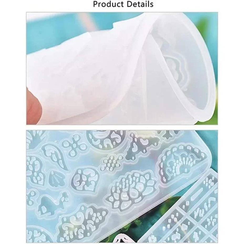 1 шт. Прозрачный DIY Поделки Эпоксидная Смола Модель Подвески для Ожерелья Силиконовая Форма Кристальные Серьги Форма для Смолы Инструменты для Изготовления Украшений