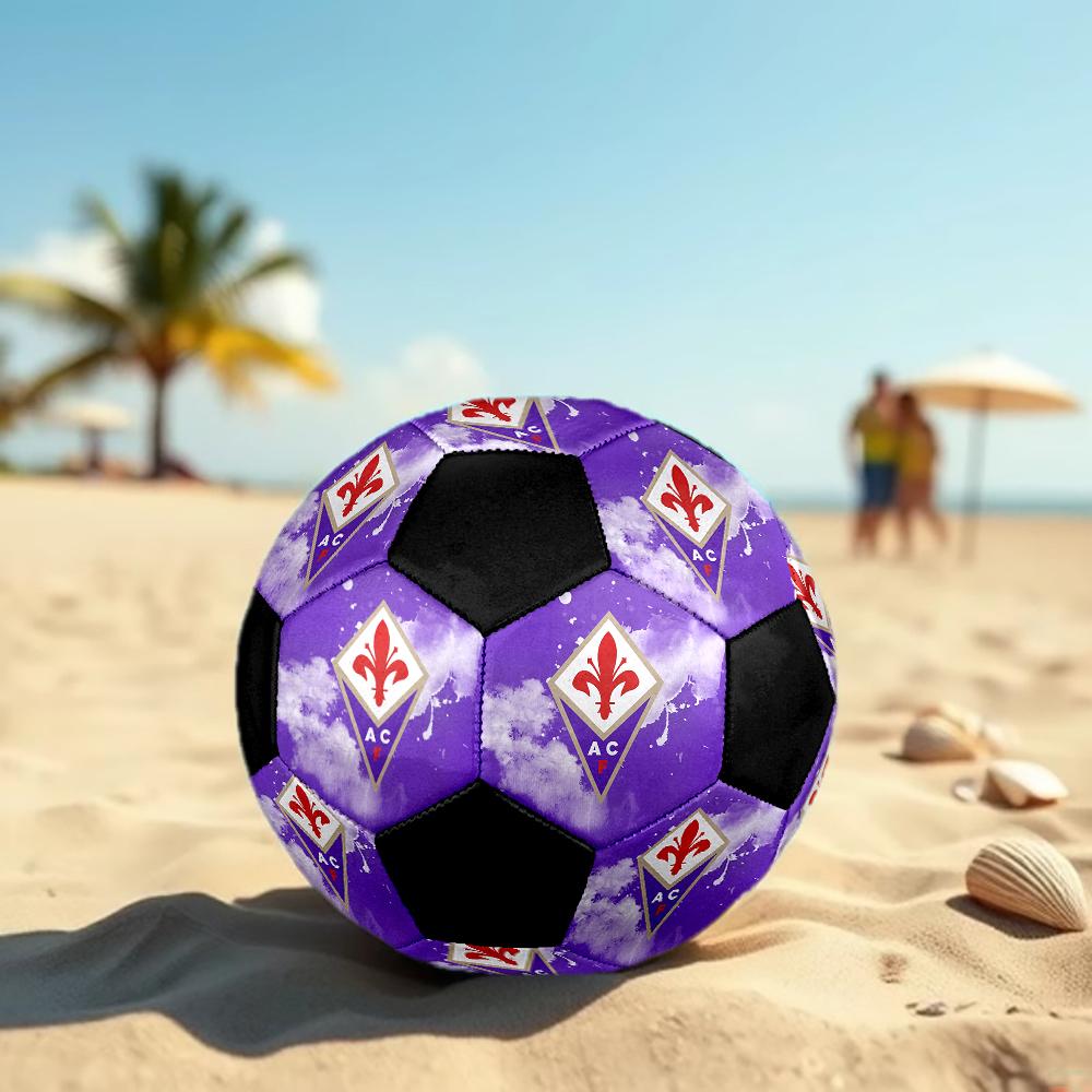 РАЗМЕР 5 Футбольный мяч ACF Fiorentina Цветной Для всех возрастов Машинная строчка ПВХ Готов к соревнованиям Прочный Высокий отскок
