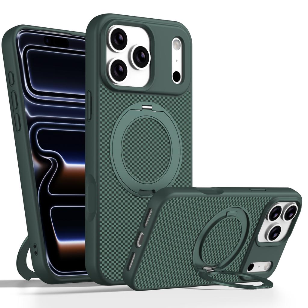 Применимо к iPhone18ProMax чехол для мобильного телефона с магнитным креплением из полярного карбона Apple 17Pro магнитный 16 защитный чехол