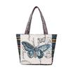 New Ethnic Style Shoulder Bag Office Handbag Student Canvas Embroidery Elephant Casual Travel Storage Tote Bag For Women
