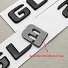 Gloss Black Chrome GLB 220 GLB 250 Car Rear Trunk Emblem Badge Letter Sticker For Mercedes Benz GLB Class Accessories