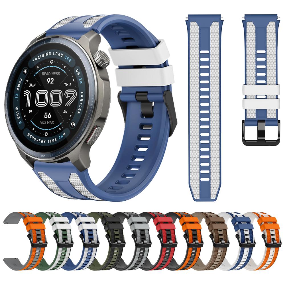 Силиконовый ремешок для часов 22 мм для Amazfit Balance 2 / Bip 6 5 / Cheetah Pro Ремешок Наручный ремешок для Amazfit GTR 4 3 Запасной ремешок