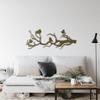 Birds On Branch Wall Art, Metal Wall Decor, Metal Wall Hangings, Home Living Room Bedroom Decoration, Branch Decor, Birds Wall Art