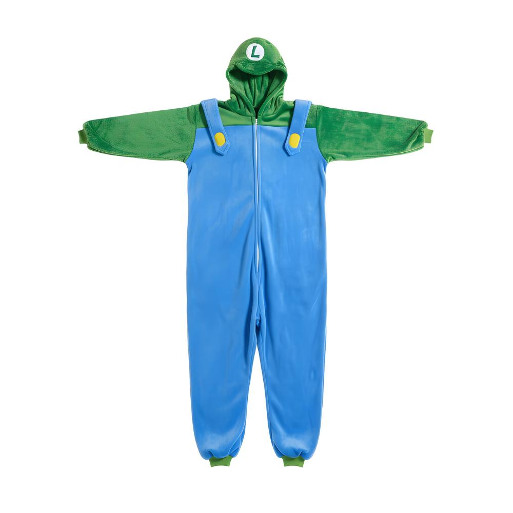 Piżama Onesie Kigurumi Kostium Przebranie Super Mario Luigi M: 155 - 165Cm
