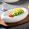 White Ceramic Dining Plates Fish Dish Dessert Plate Western Style Steak Plate Sashimi Disc Fruit Dish Salad Bowl Sushi Plates