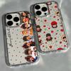 Мультяшный чехол для телефона M-Monchhichis для Samsung Galaxy S25 S24 S23 S22 S21 S20 Note20 FE Ultra Edge Plus 4G 5G Прозрачная крышка