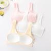 Puberty Girls Bra Children Vest Breathable Underwear Girl Tube Tops Soft Padded Teens Seamless Washable Bras