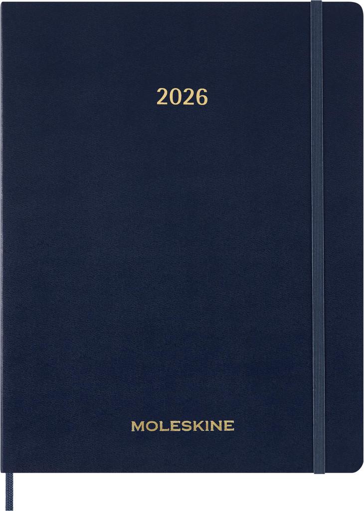 Moleskine 2025 Planner, July Start, 12-Month Spiral Academic Diary, Large Size (13cm W X 21cm H), Kiwi, DHSPK5212AMWH3Y26