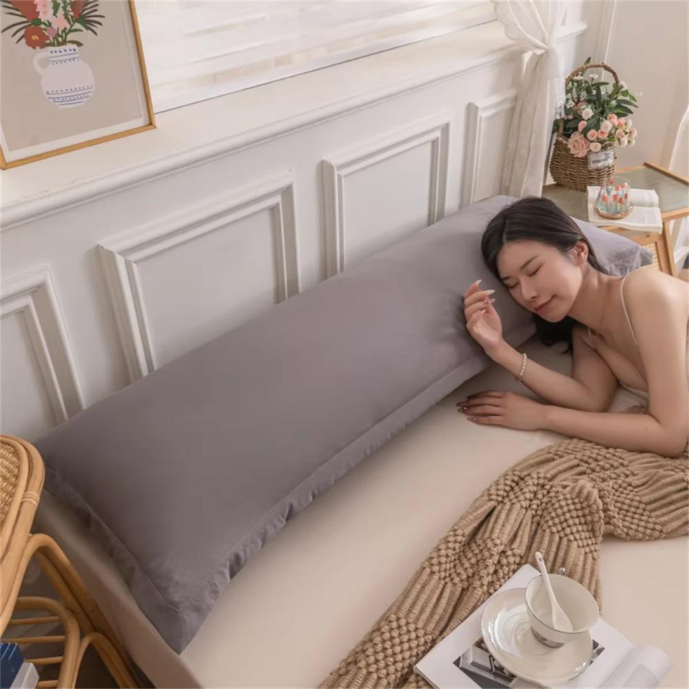 Rectangular Pillow Cover Skin-friendly Pillowslip Home Textiles Long Pillow Case Bedroom