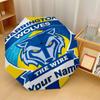 Автоматический 3-складной зонт Warrington Wolves FC, 8 ребер, ветрозащитный, складной, защита от солнца и дождя, для путешествий на открытом воздухе, для ежедневного использования