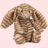 Jellycat Shy Series Bashful Luxe Bunny Juniper Cute Companion Doll Plush Doll Sitting Height 23cm Height