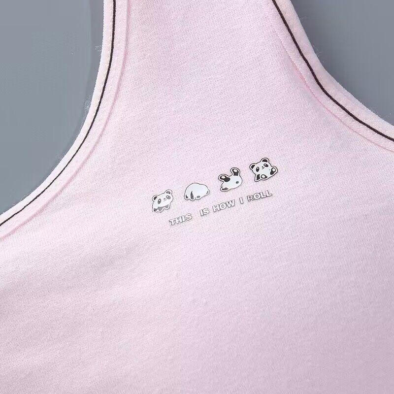 Бюстгальтер для детей, хлопковый тренировочный бюстгальтер для девочек, нижнее белье для подростков, нижнее белье для девочек 8–14 лет