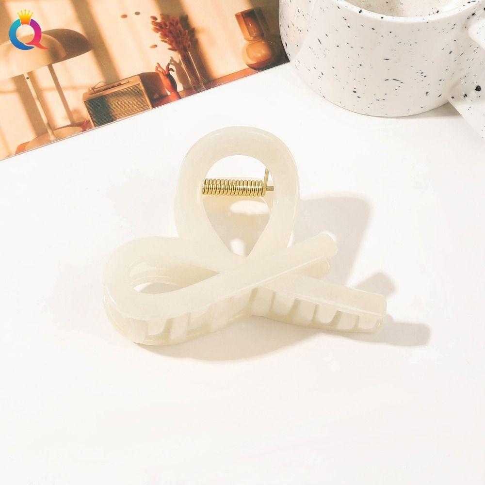 Large Ponytail Hair Clamps Vintage Hairpin Hair Accessories High-Quality Bow Tie Hair Claw Clips