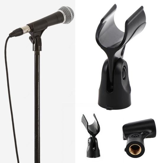 Микрофонная стойка Стандартное резьбовое крепление для микрофона Совместимо с проводными ручными микрофонами Устойчивый Легкий держатель для микрофона для студии звукозаписи KTV
