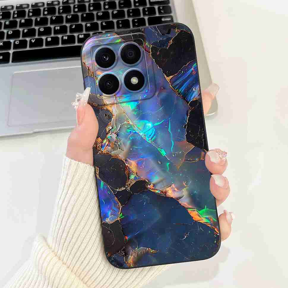 For Honor X8a 4G CRT-LX1 Case Cute Butterfly Luxury Flower Soft Silicone Cover For Huawei HonorX8a X8A CRT-LX2 6.7" Bumper Shell