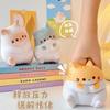 Новейшая кошачья игрушка-антистресс Squishy, медленно поднимающаяся, из ПУ, антистрессовый шар, мультяшные настольные украшения, мягкие игрушки-антистресс