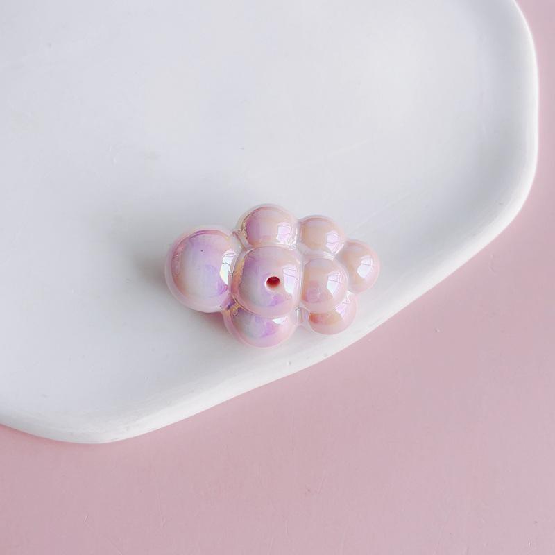 Цветной акриловый брелок-подвеска в виде облака для самодельных ювелирных изделий и телефонных цепочек