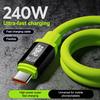 Кабель USB C 240 Вт с дисплеем мощности Быстрая зарядка Зарядное устройство для iPhone 15 16 17 Samsung Xiaomi Huawei Телефоны Кабель Type C 1-2 м