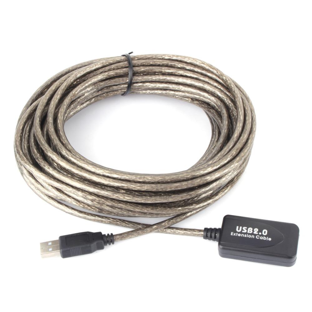 480 Mbps Speed USB 2.0 Extension Cable Plug and Play Network Card Data Cable Signal Boosting