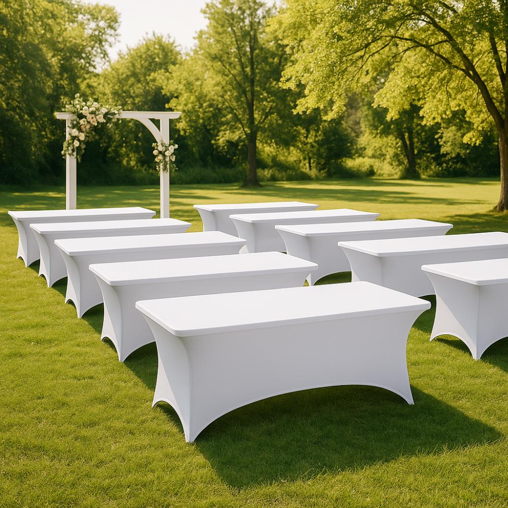 Universal High Stretch Tablecloth Washable Bed Cover Black Rectangular Table Cloth Beauty Massage