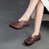 Fashion GKTINOO 2025 Spring/Summer New Handmade Woven Retro Sandals Genuine Leather Breathable Comfortable Women's Slip-on Shoes