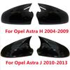 Pair Side Mirror Cover For Vauxhall Opel Astra H MK5 2004-2009 & Astra J GTC MK6 2010-2013 Rearview Mirror Cover Caps