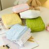 Sanitary Napkin Storage Bag Toiletries Keys Cards Storage Bag Organizer Floral Pattern Zipper Closure Travel Essentials Case