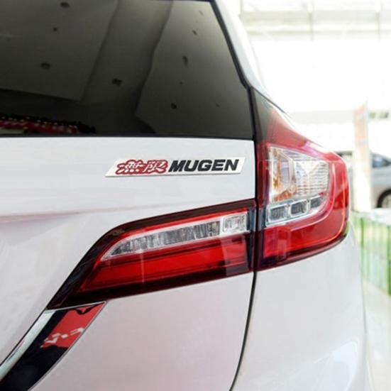 Mugen буквы стайлинга автомобилей наклейка наклейка 3D металлический значок эмблема декор для
