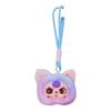 Cute Cat Head Plush Keychain Toy Children Backpack Decoration Gifts Festival