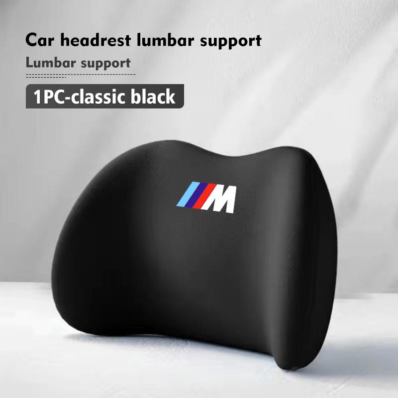 For BMW Car Seat Headrest Neck Pillow Waist Lumbar Support Cushion E70 E91 E30 G30 E53 M3 M5 X6 X4 X7 E92 E93 X1 X3 X5 HC0