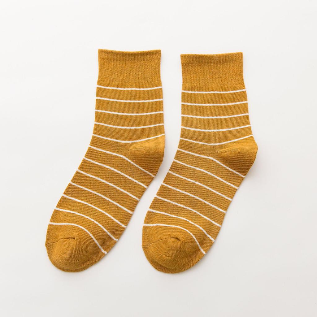 Женские осенне-зимние новинки Все виды полосатых носков-труб колледжа