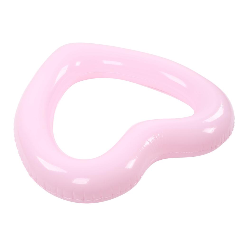 Heart Shaped Swimming Circle 120cm Thick Tear Resistant PVC Material Inflatable Pool Float Rings for Pool Party Beaches