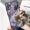 Чехол для телефона Samsung Galaxy Note 20Ultra 8 9 10Lite Plus A52s A21s A71 A51 A31 A70s A50s A30s A05s Матовый Цветочный Мрамор