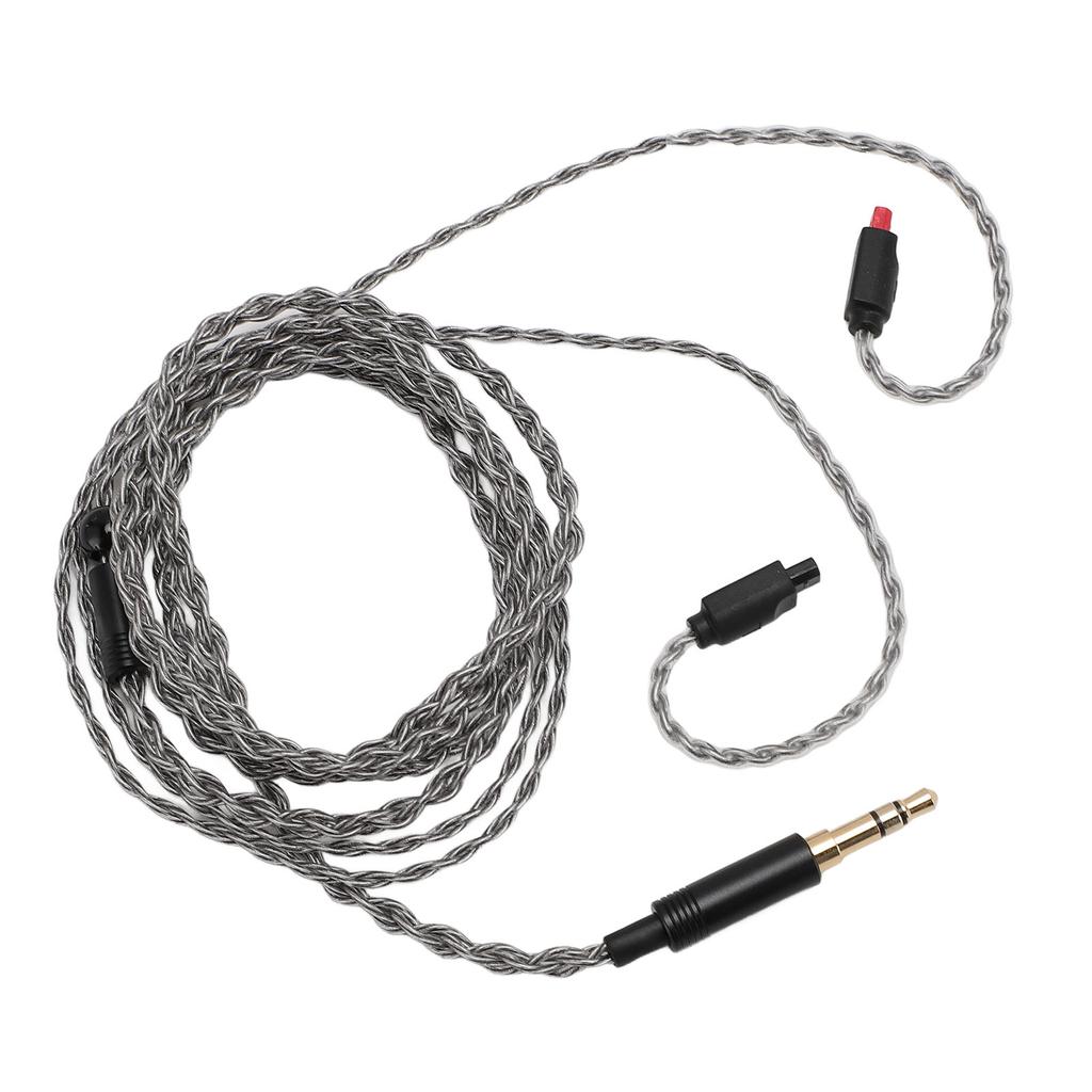 Headphone Cable 4 Strands Silver Plated Copper Anti Stangling 3.5MM Headphone Cord for ATH IM04 IM03 IM02 IM01 IM50 IM70