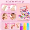 Wesfen Makeup Kids Cosmetic Elementary School Birthday Christmas Washable and Makeup Set for Dresser Set, Girls' Toy, Set, Girl's Gift, Student,