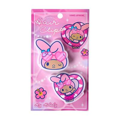 Матовый зажим для волос Sanrio My Melody ( ночная вечеринка ) Япония НОВИНКА