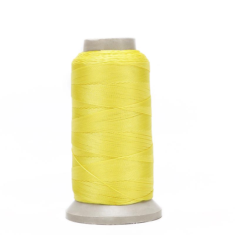 Высокопрочная 500D 4-слойная прочная мерсеризованная нейлоновая швейная нить для кожи и пуховиков