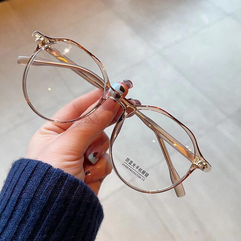 Luxury Brand Round Reading Glasses Ultralight Frame Blue Light Blocking Eyeglasses Women Men Rice Nail Prescription Glasses +2.5
